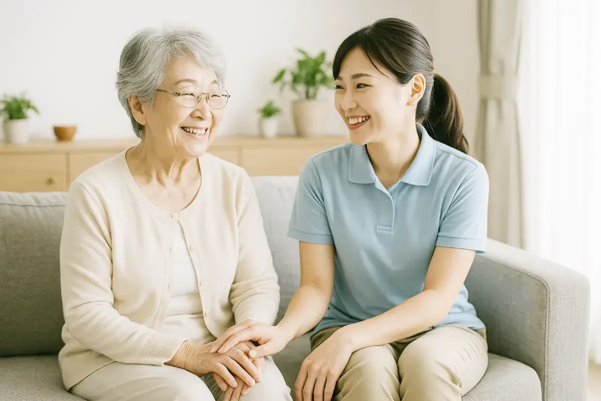 訪問介護の信頼と安心をまとめるイメージ写真