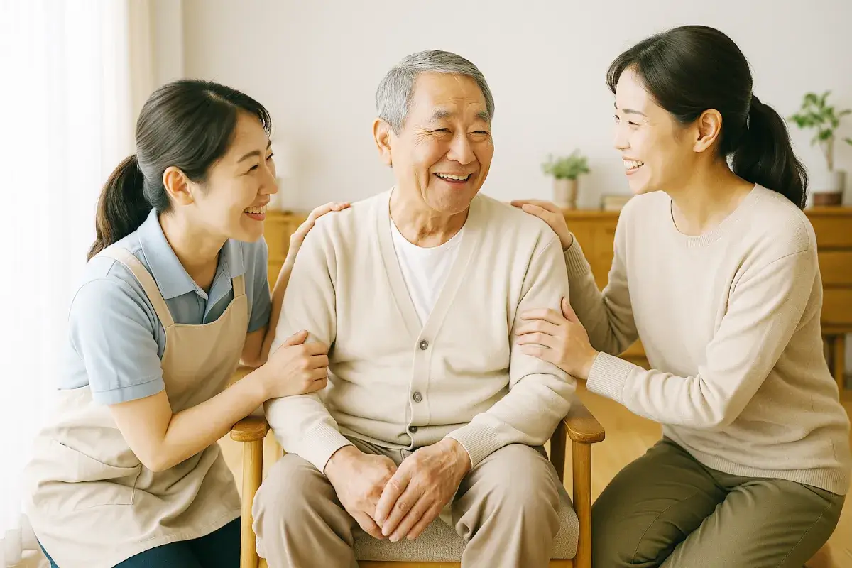 訪問介護のストーリーテーマを表現するイメージ写真